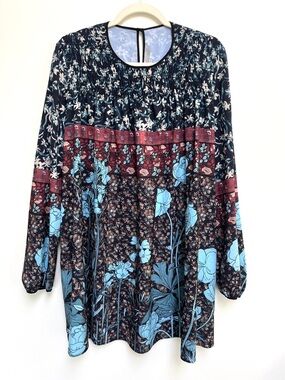 Clover Canyon, increasingly rare bohemian mini dress. Size medium